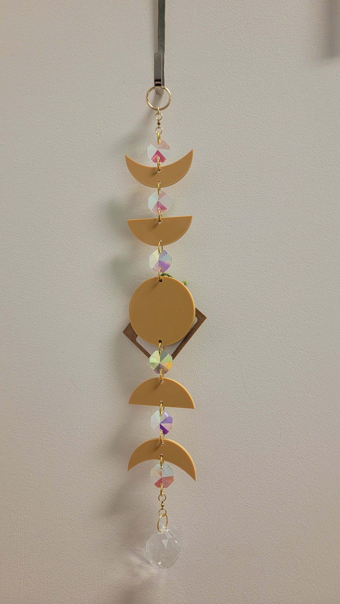 Vertical Moon Phase Sun Catcher