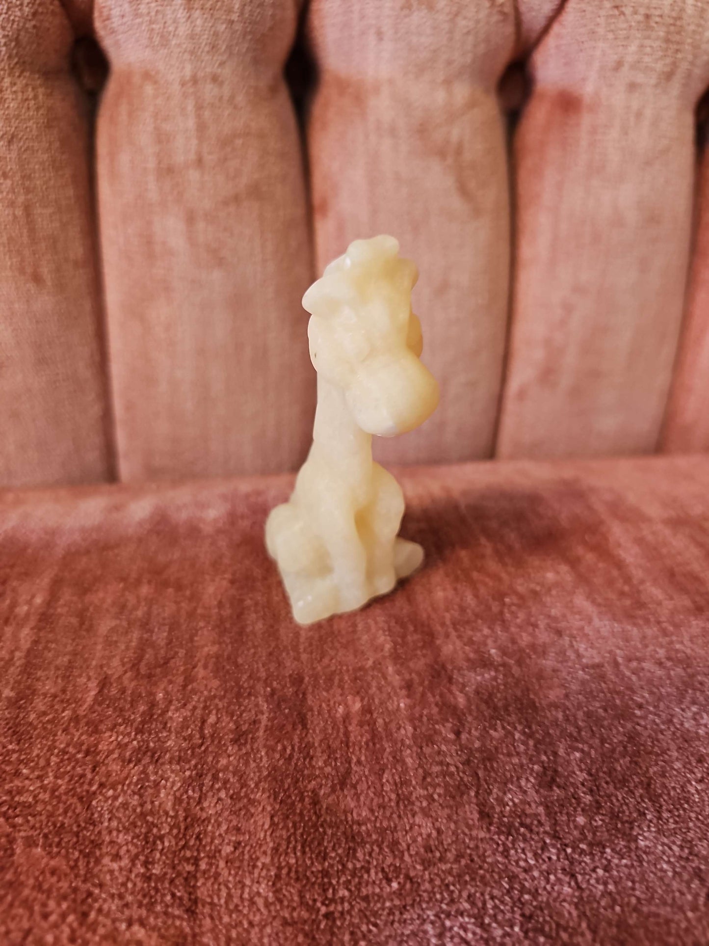 Yellow Calcite Giraffe #296 image 0