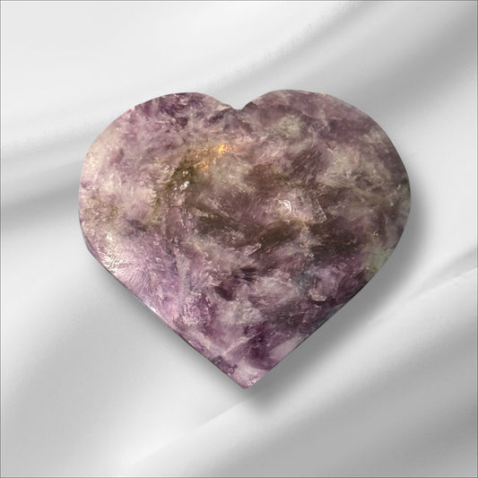 Purple Mica Heart
