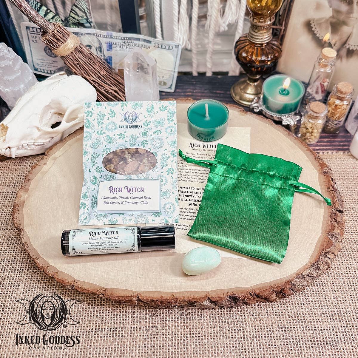 Rich Witch Spell Kit- Money Drawing