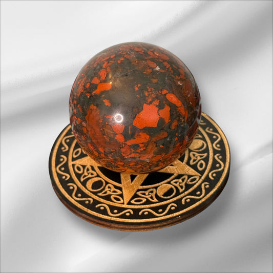 Chicken Bloodstone Sphere