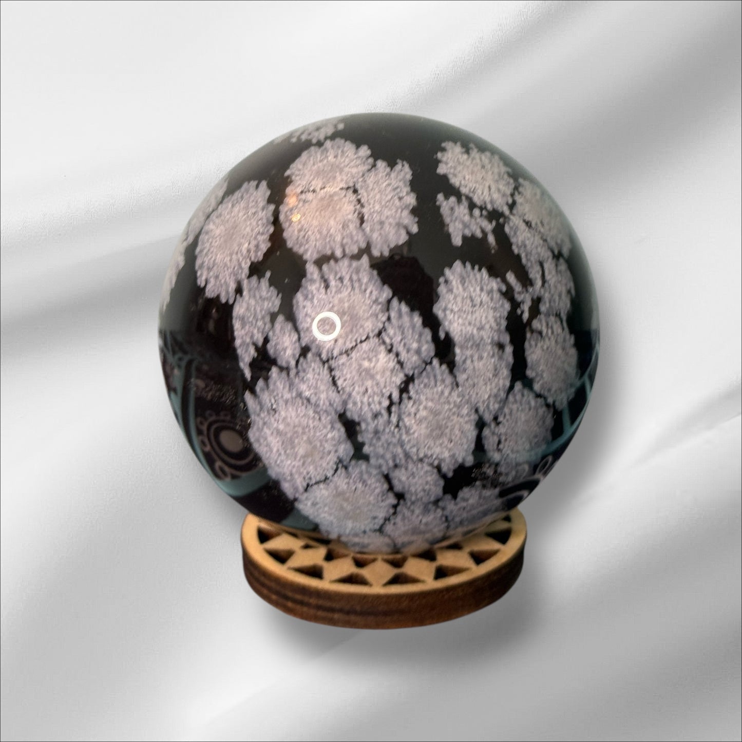 Snowflake Jasper Sphere