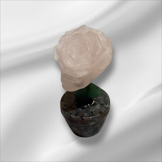 Skull Rose Quartz Yooperlite