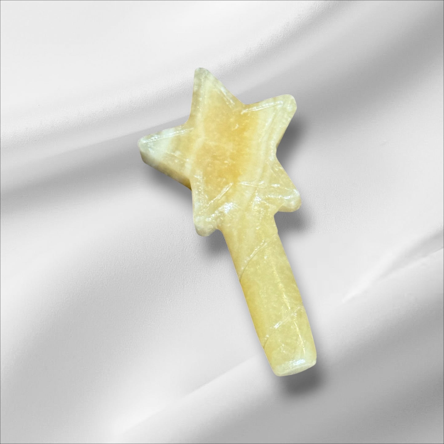 Yellow Calcite Star Wand #2