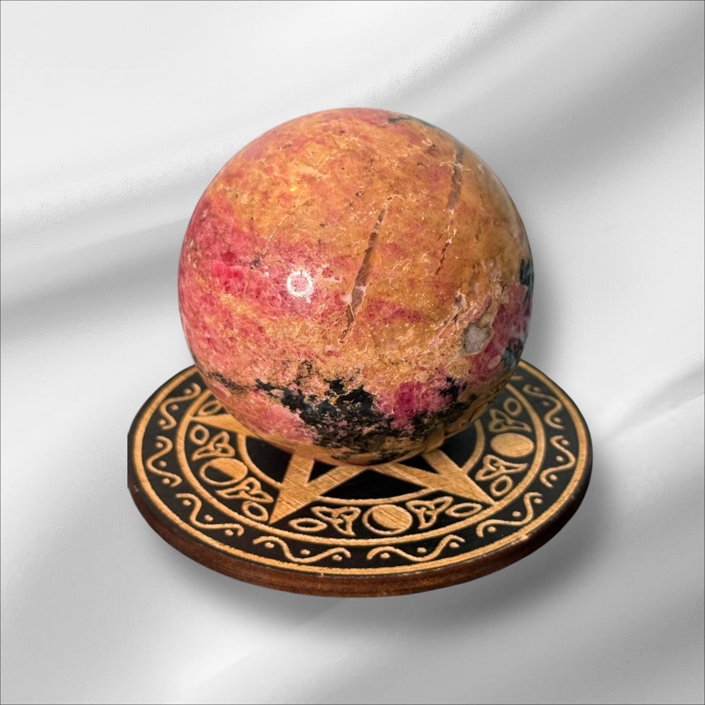 Rhodonite Sphere