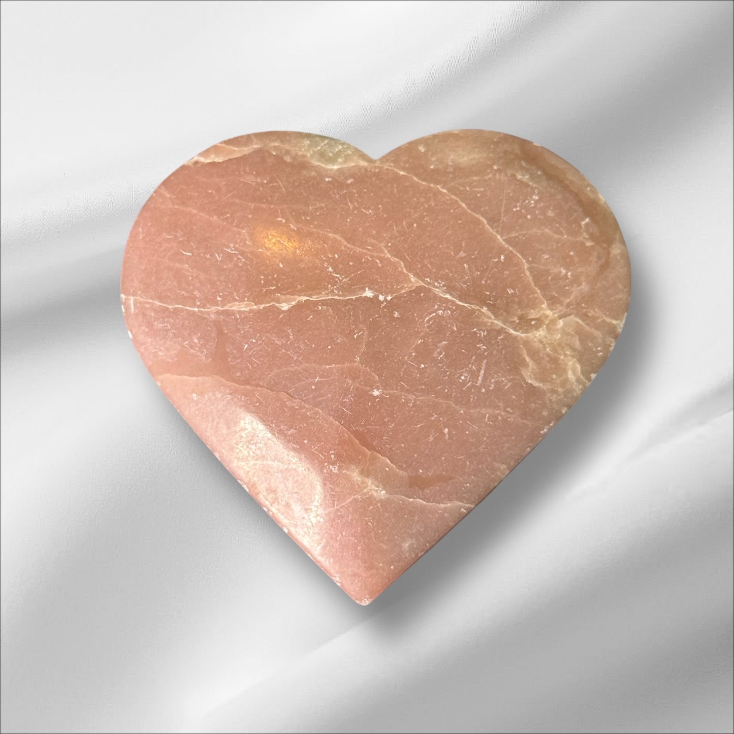 Pink Opal Heart