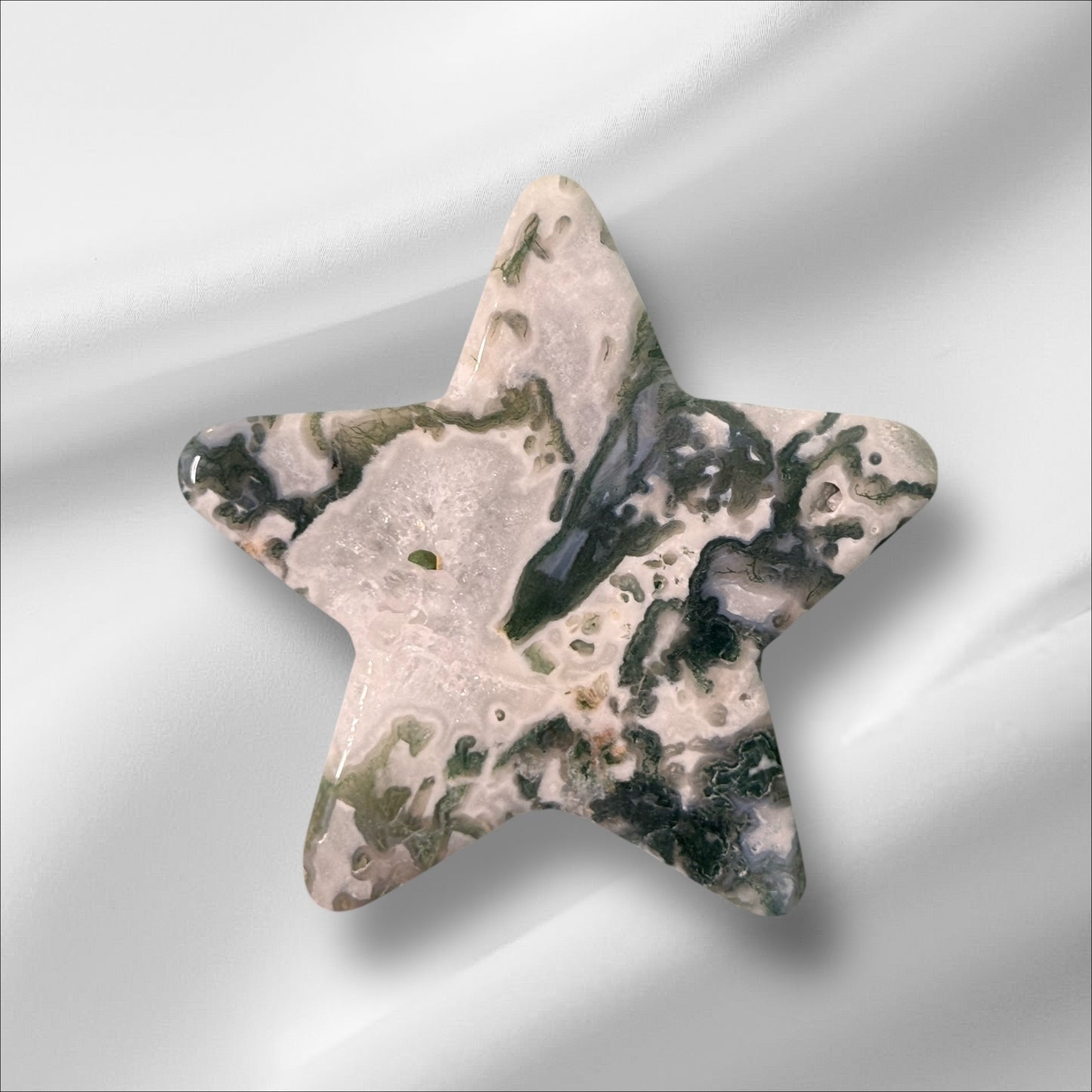 Moss Agate Star