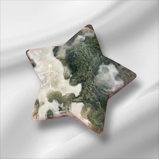 Moss Agate Star