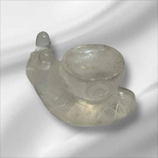 Clear Quartz Snail