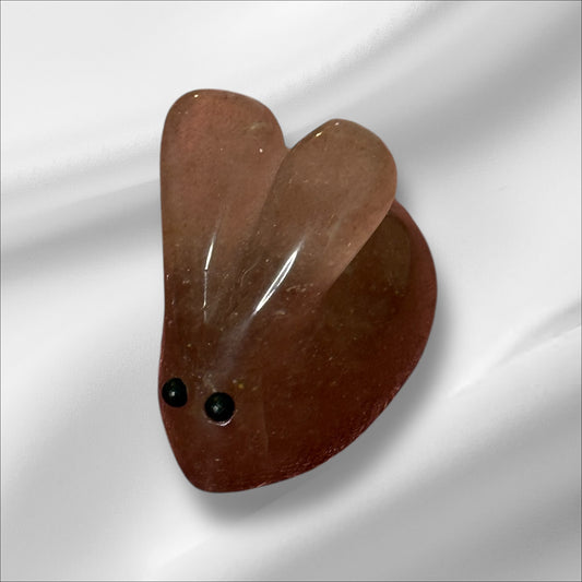 Strawberry Quartz Bunny #2