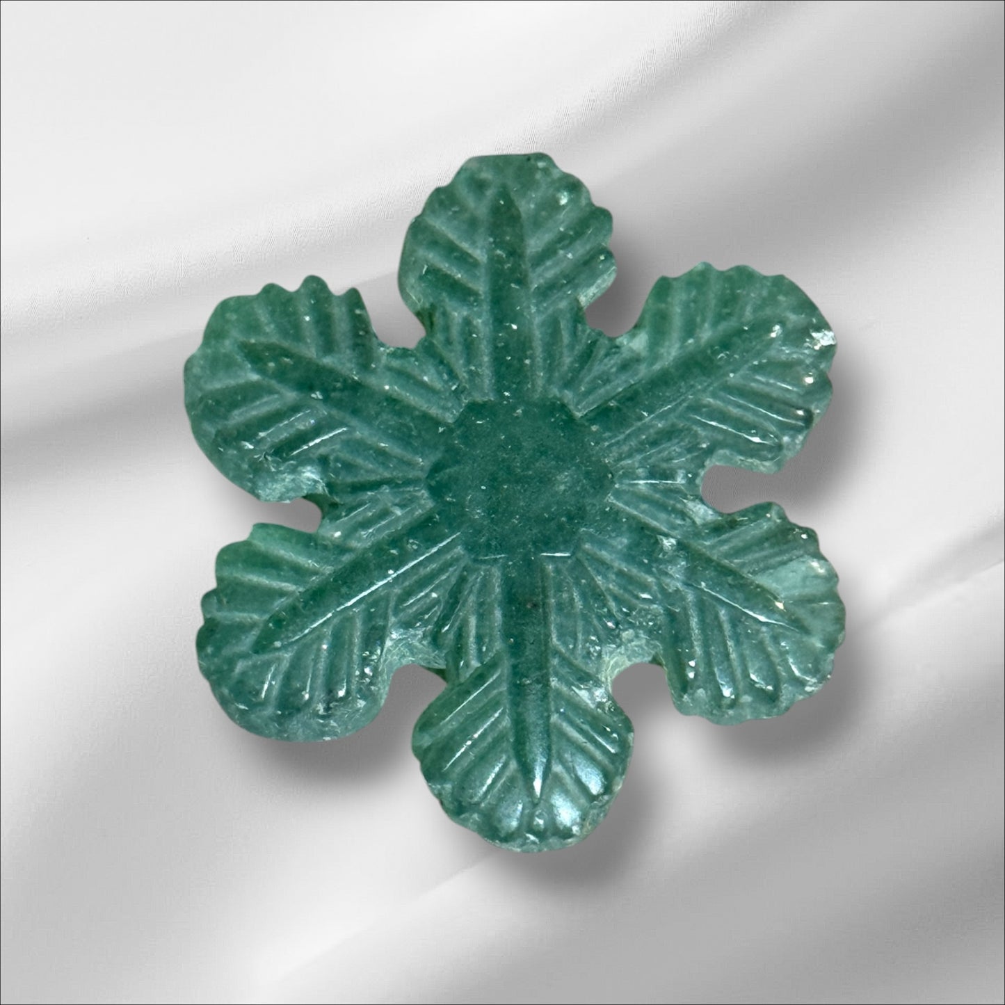 Green Adventurine Snowflake