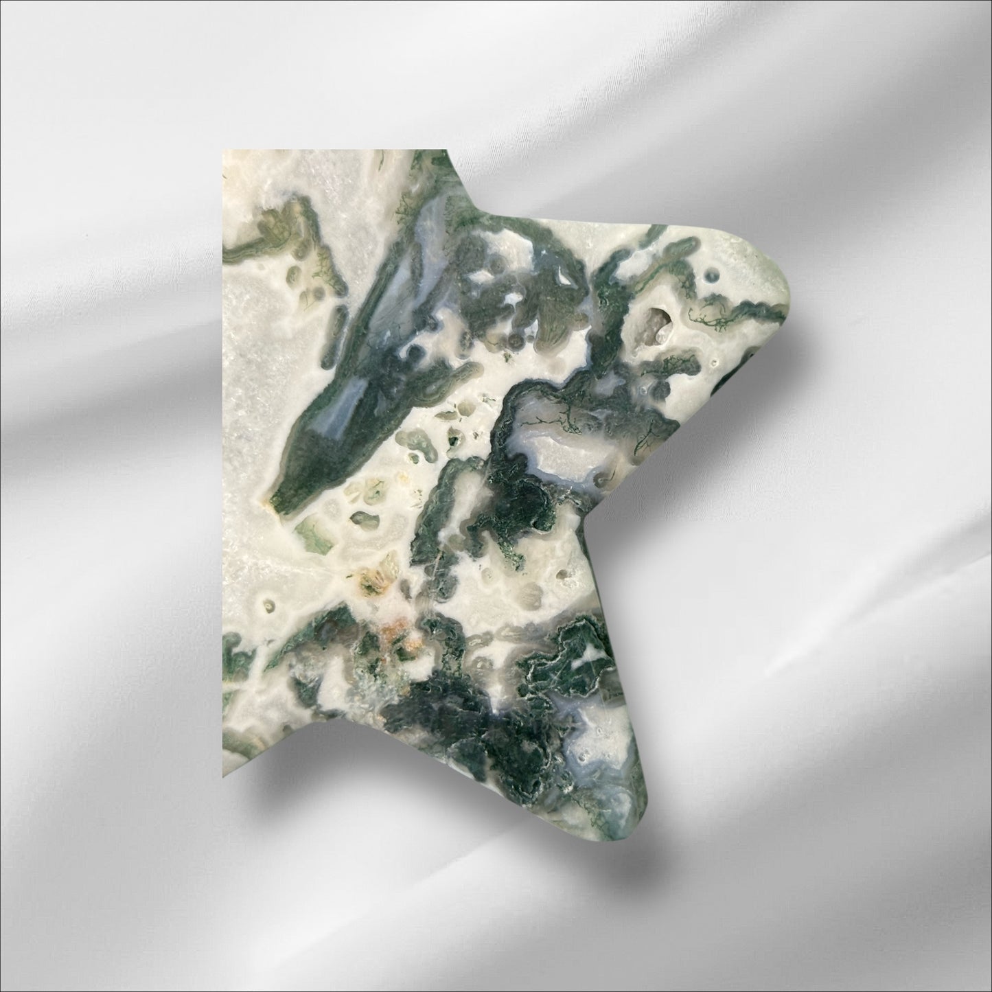 Moss Agate Star