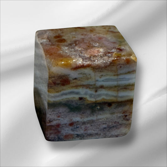 Ocean Jasper Cube