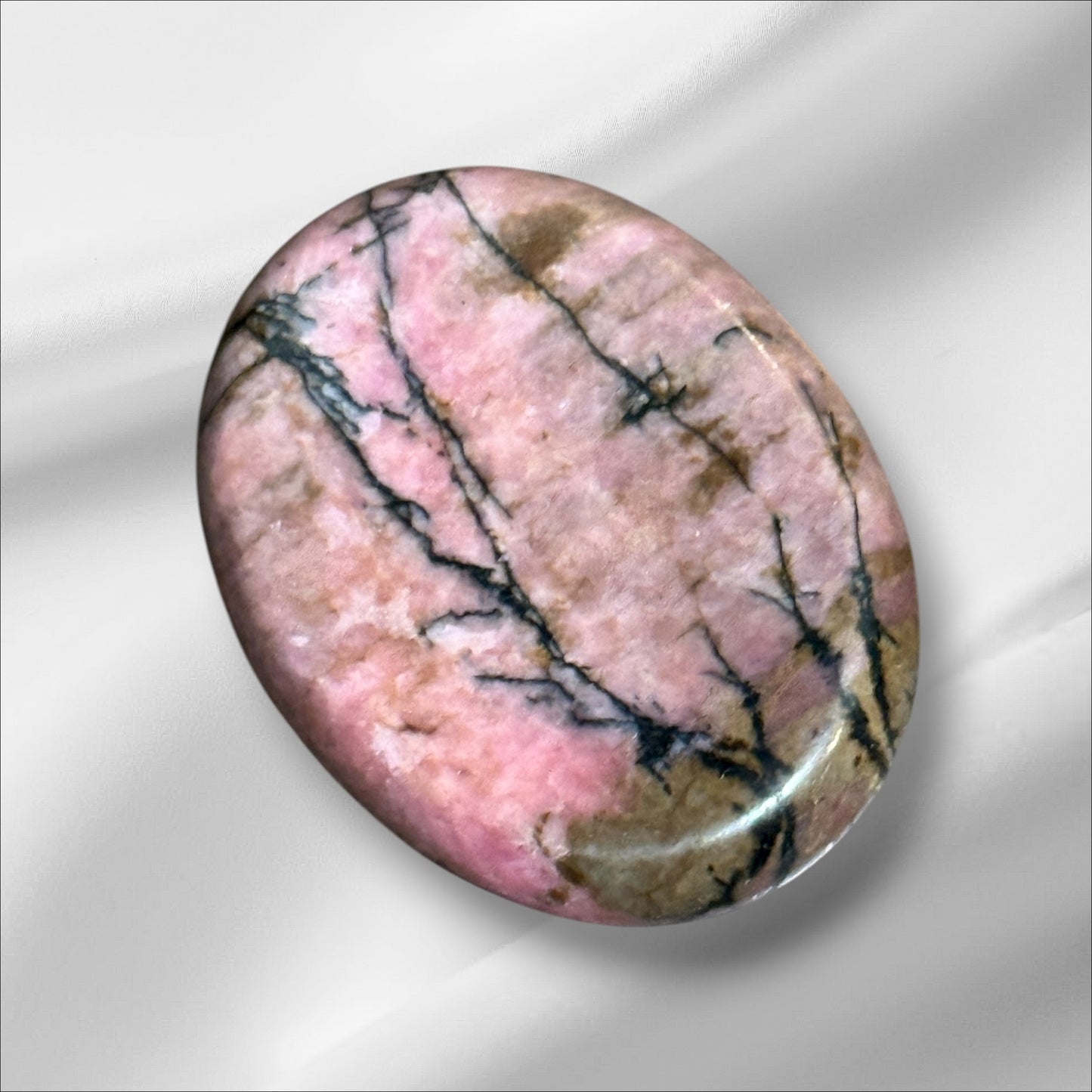 Rhodonite Worry Stone