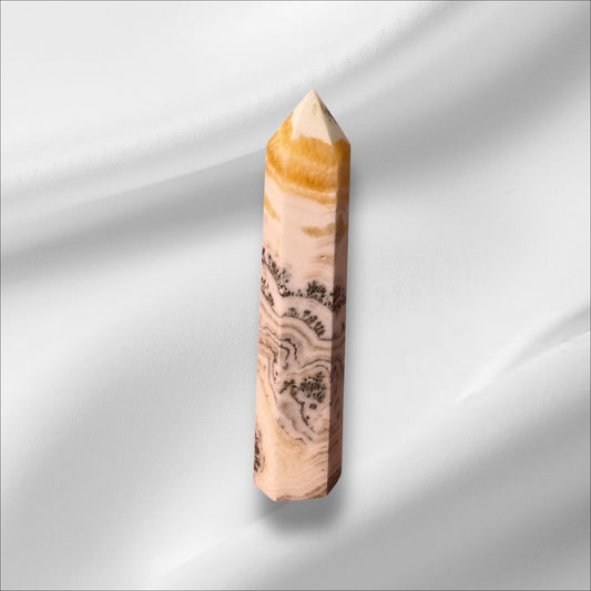 Yellow Dendritic Calcite Tower