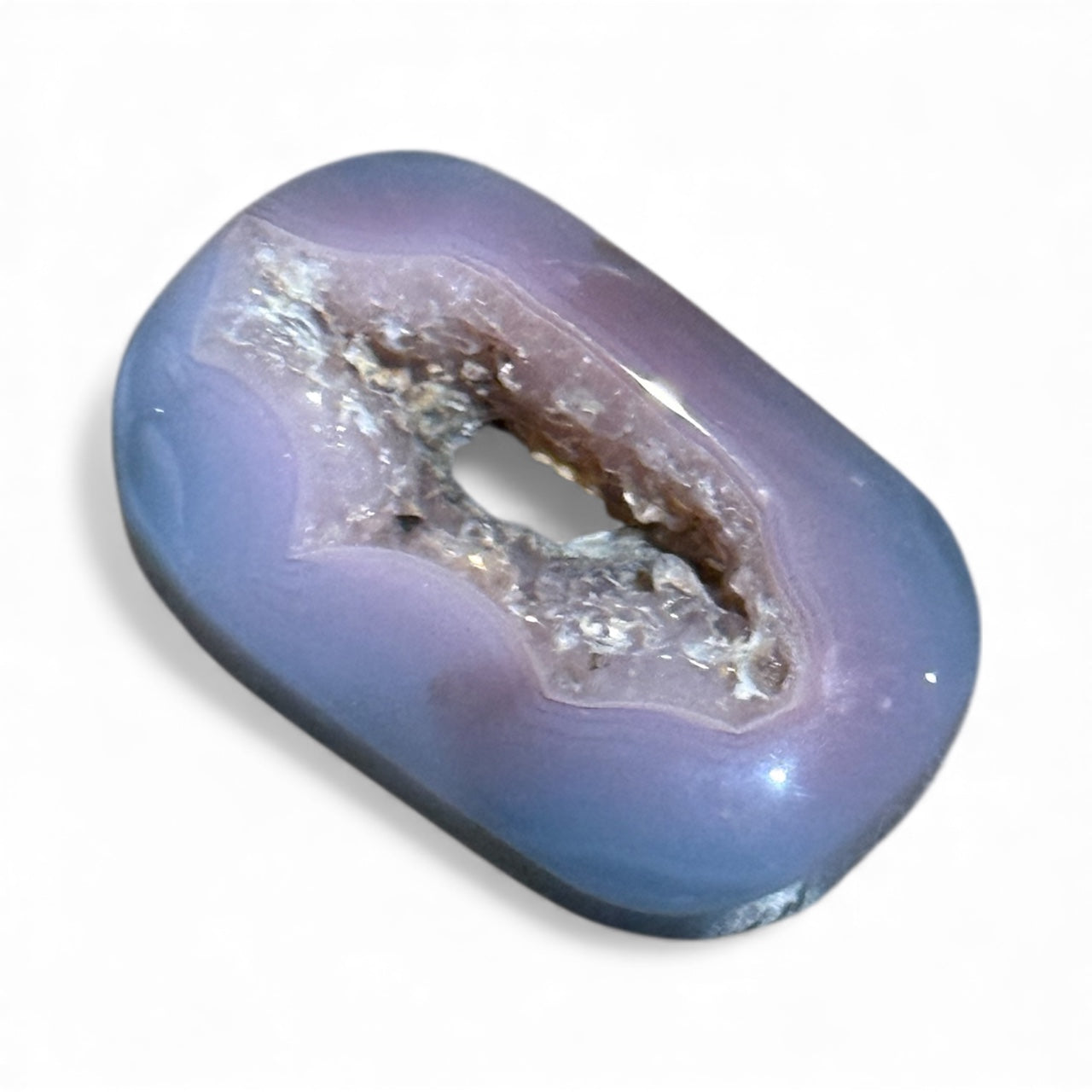 C12-19 Botswana Agate with Druzy