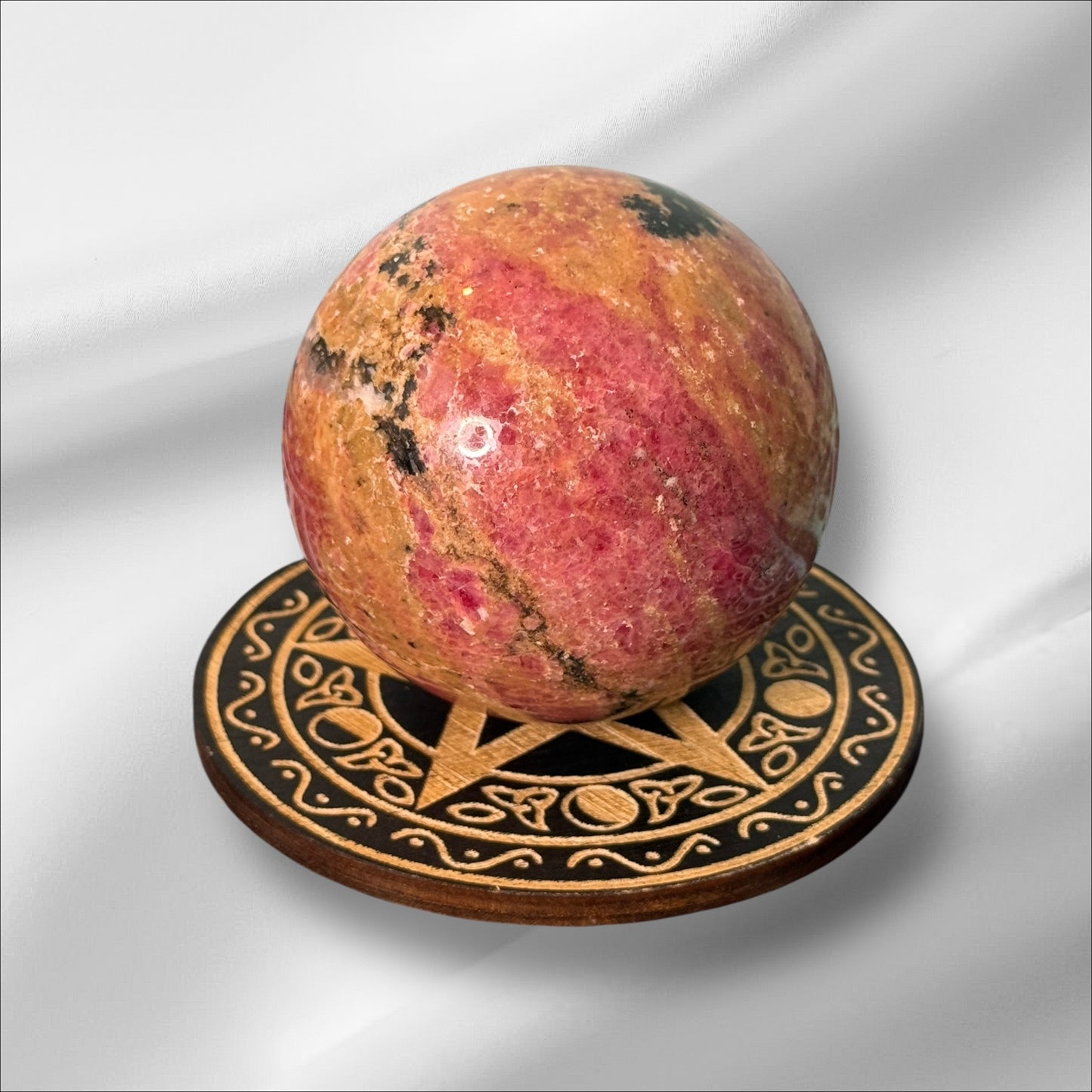 Rhodonite Sphere