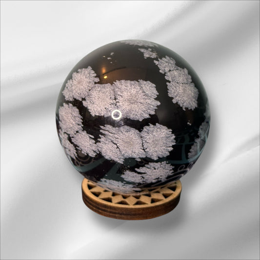 Snowflake Jasper Sphere