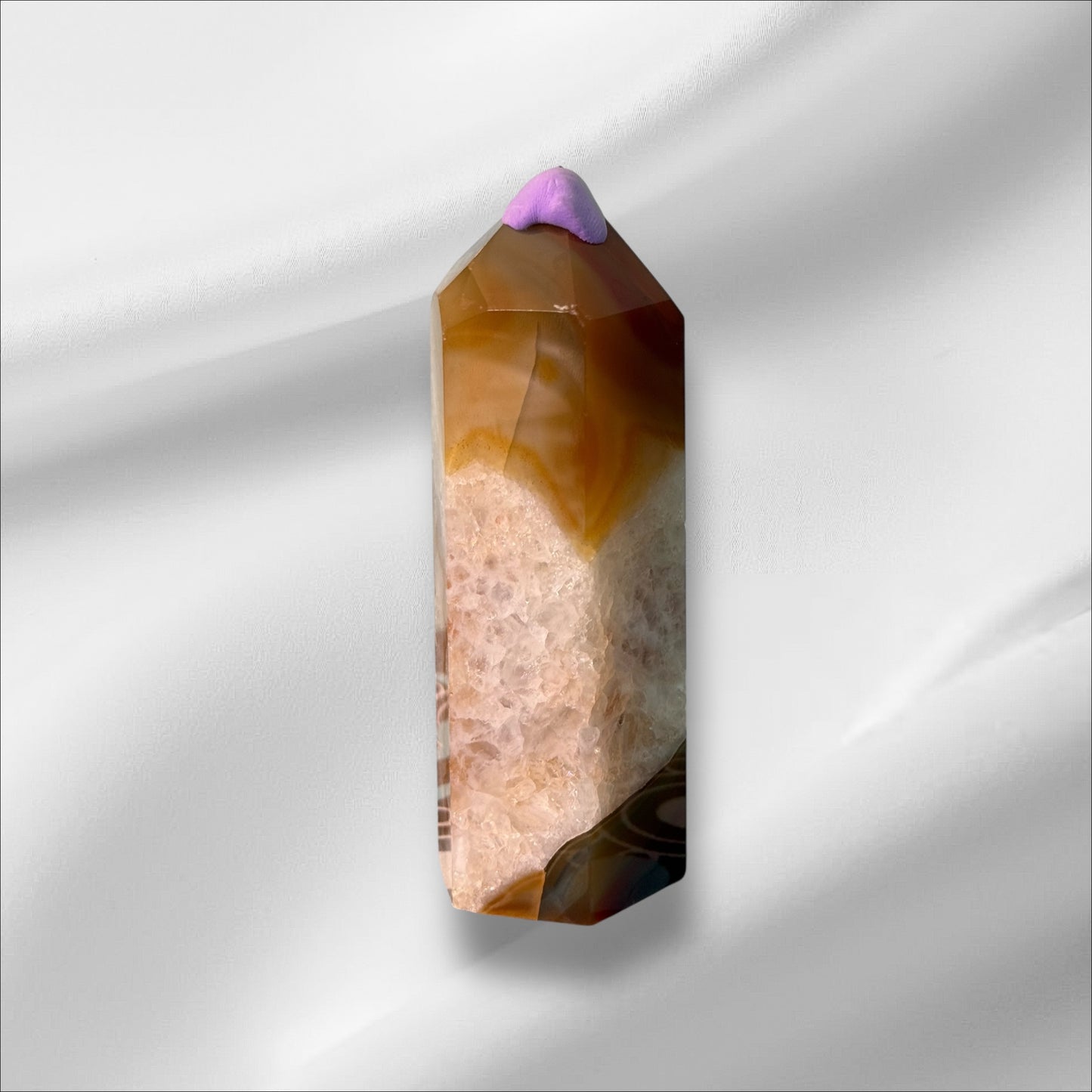 XL Carnelian + Quartz Tower