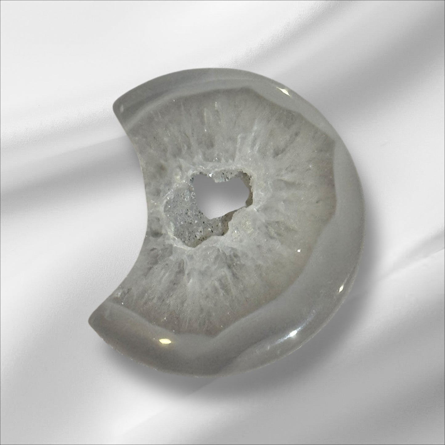 Quartz Agate Moon