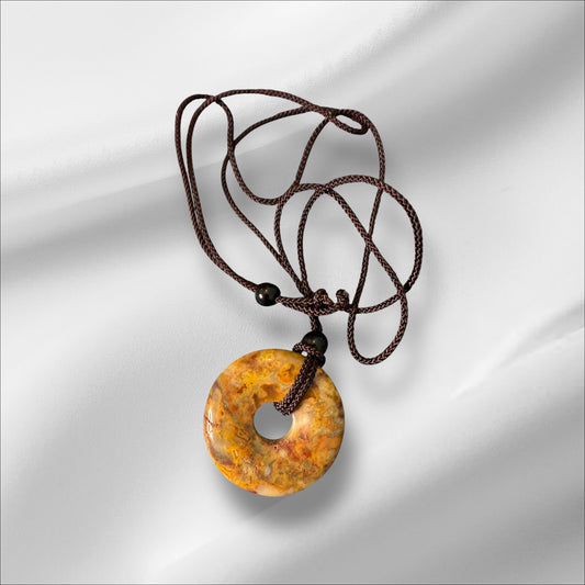 Crazy Lace Donut Necklace