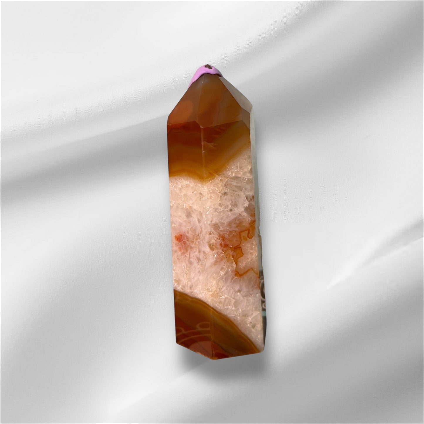 XL Carnelian + Quartz Tower