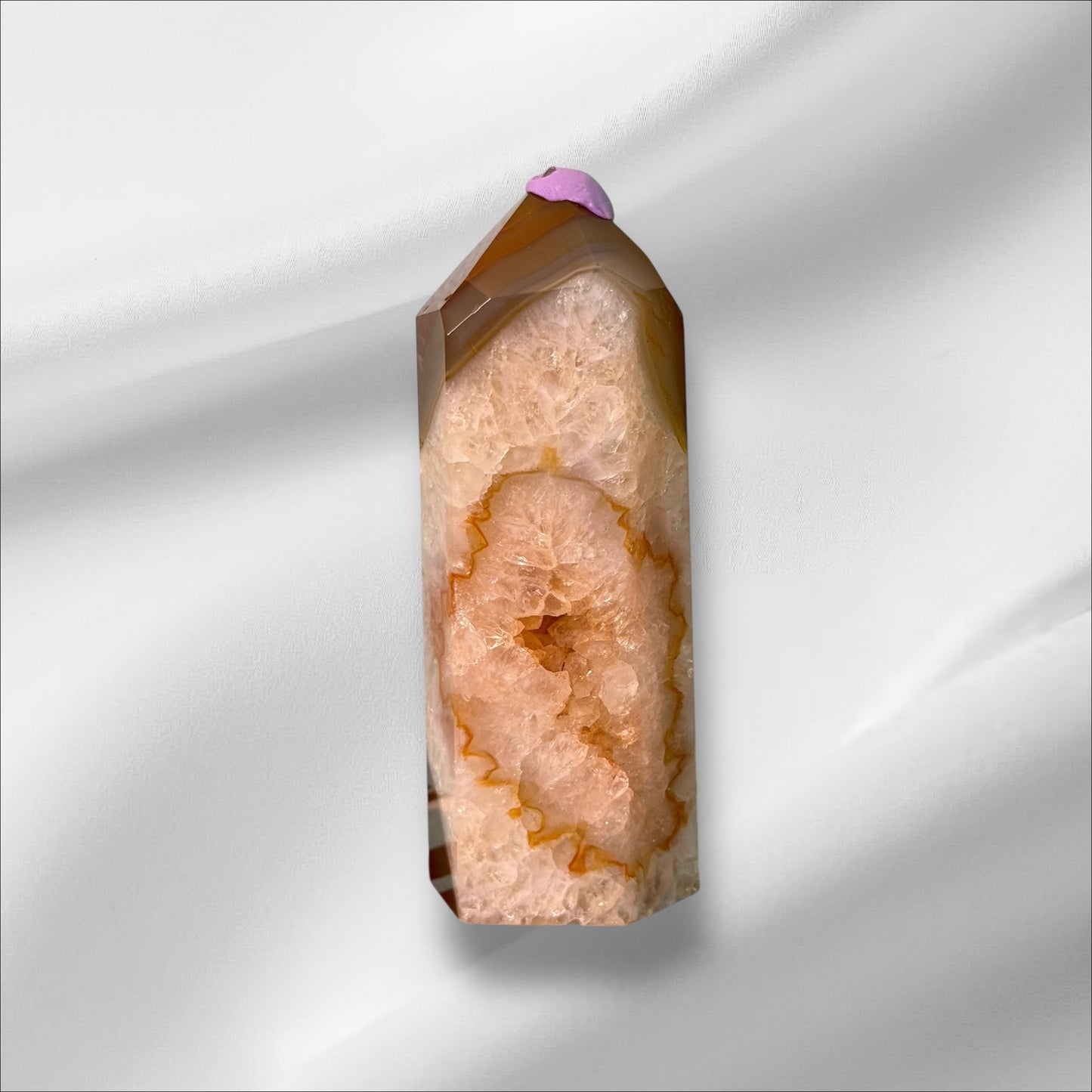 XL Carnelian + Quartz Tower