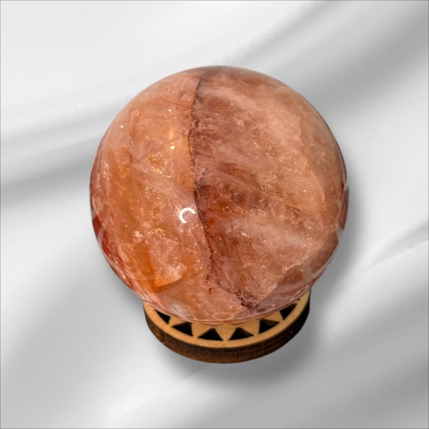 Fire Quartz Sphere