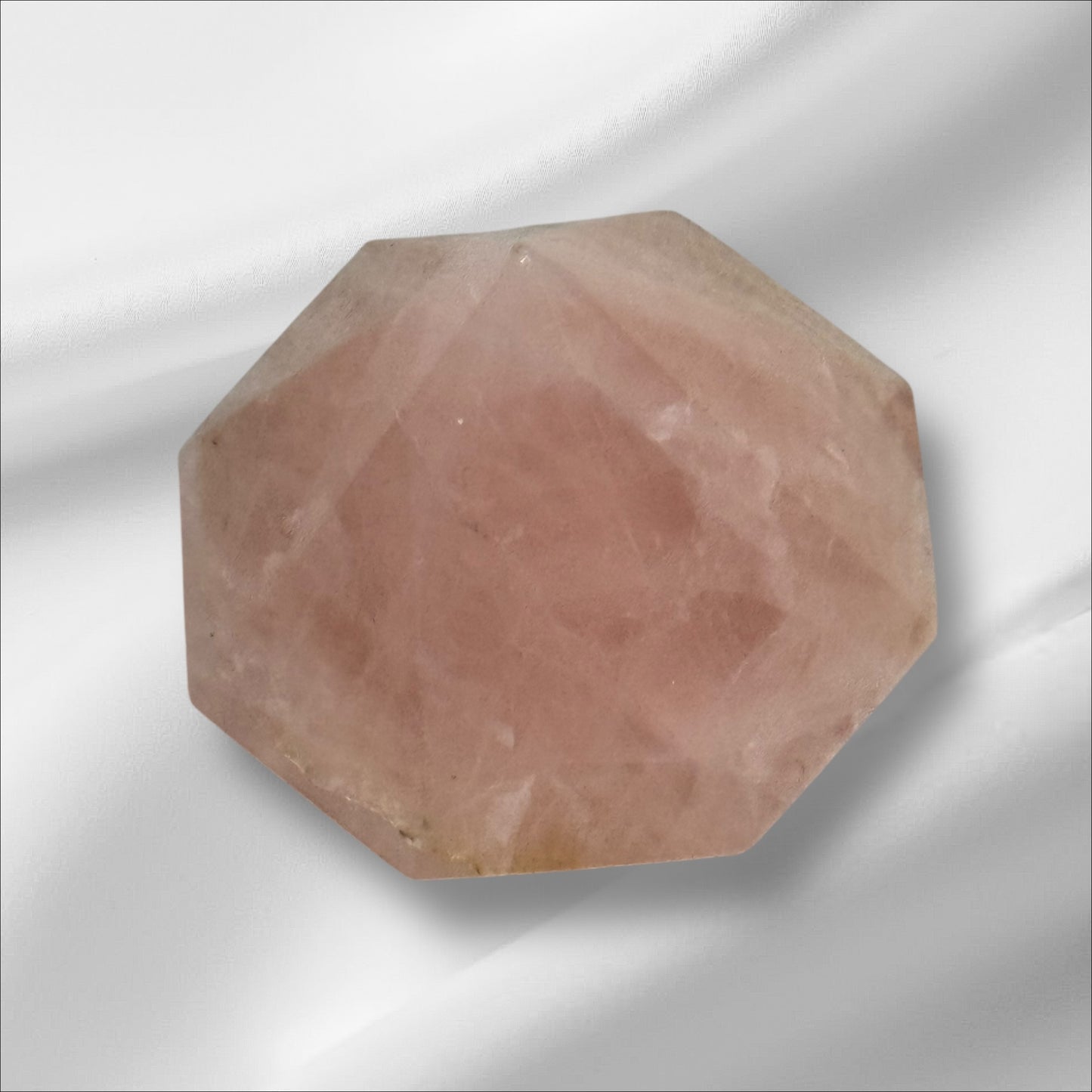 Rose Quartz Cube Diamond