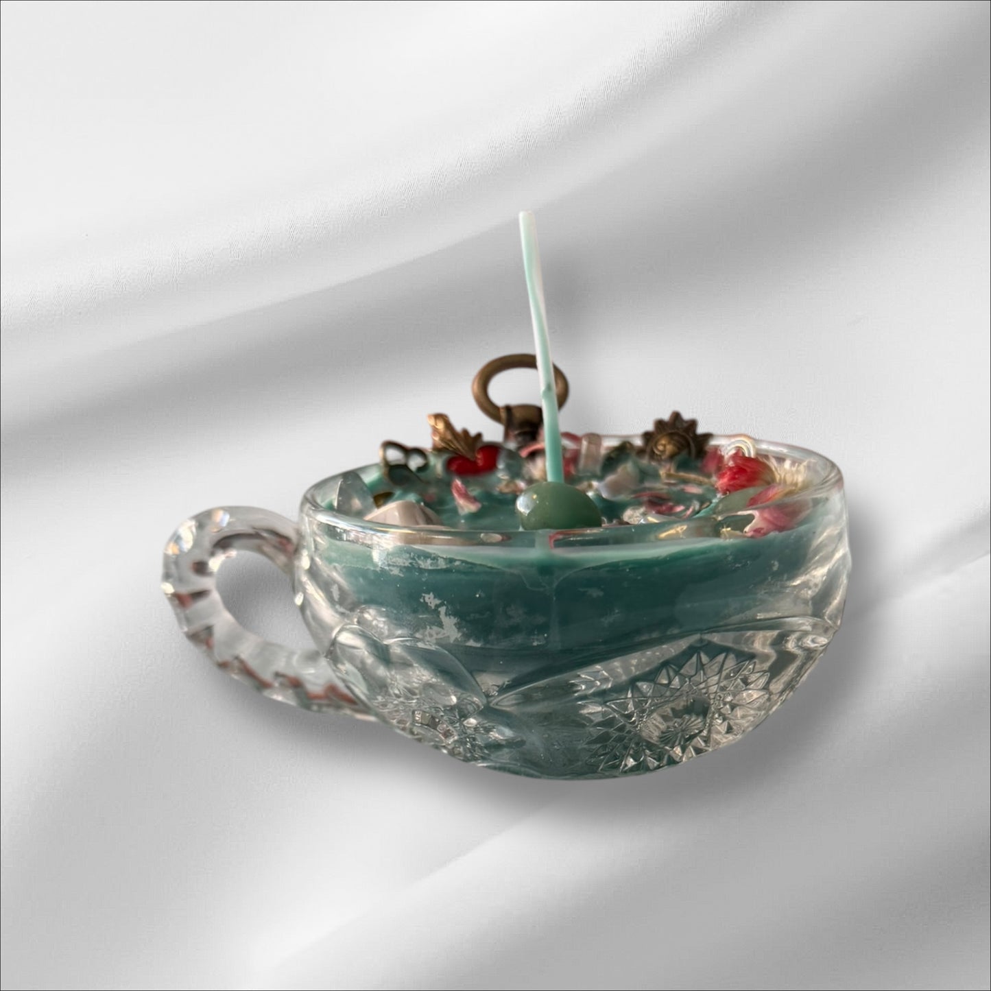 Charm & Heart Spell Candle #F18 image 0