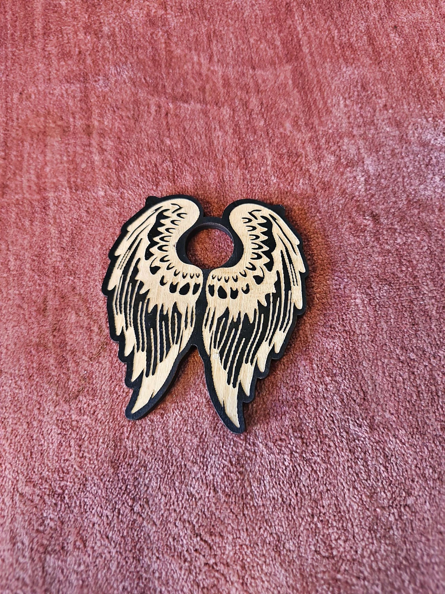 #268 Wood Wings Sphere Holder image 0