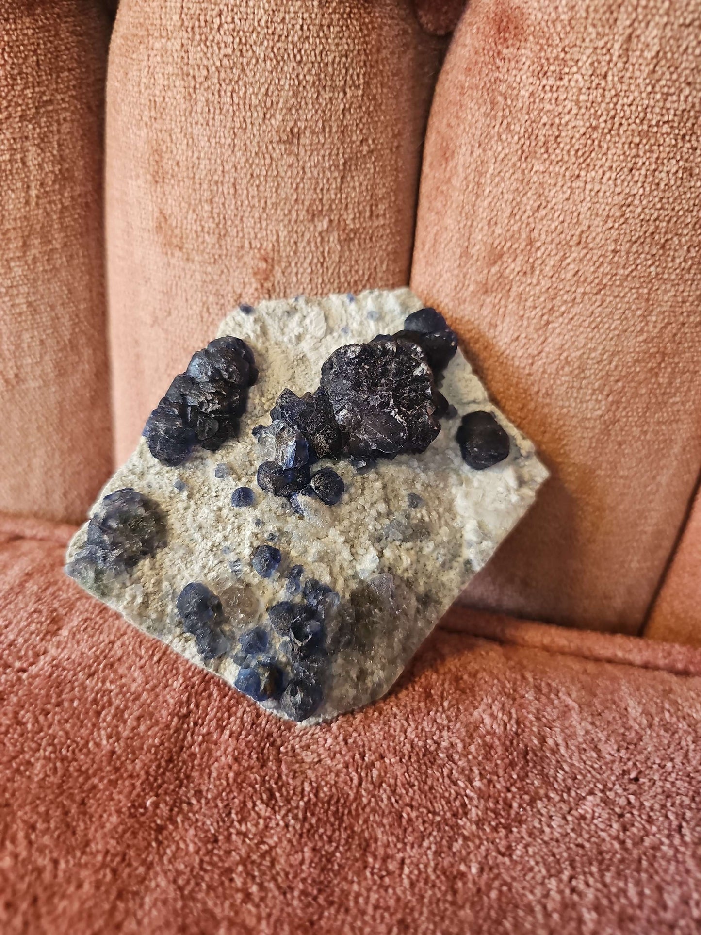 Blueberry Fluorite Raw #485 image 0
