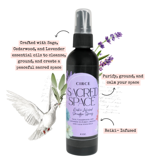 Sacred Space Smudge Spray - Smudge Spray - Palo Santo White