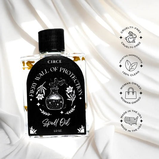 Fiery Wall of Protection - Spell Oil - Witchcraft Supplies