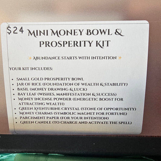 Mini Money Bowl & Prosperity Kit