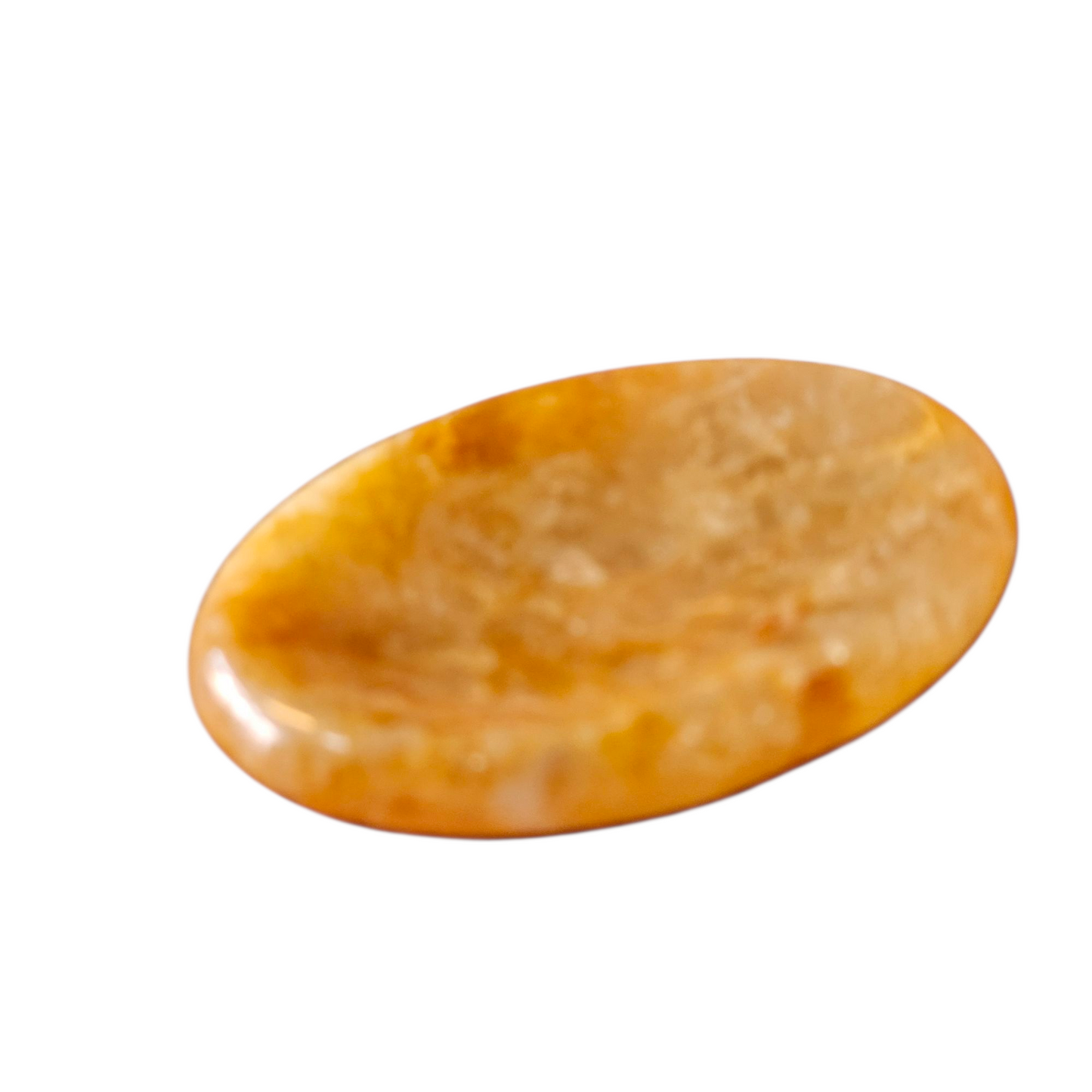 Golden Quartz Worry Stone