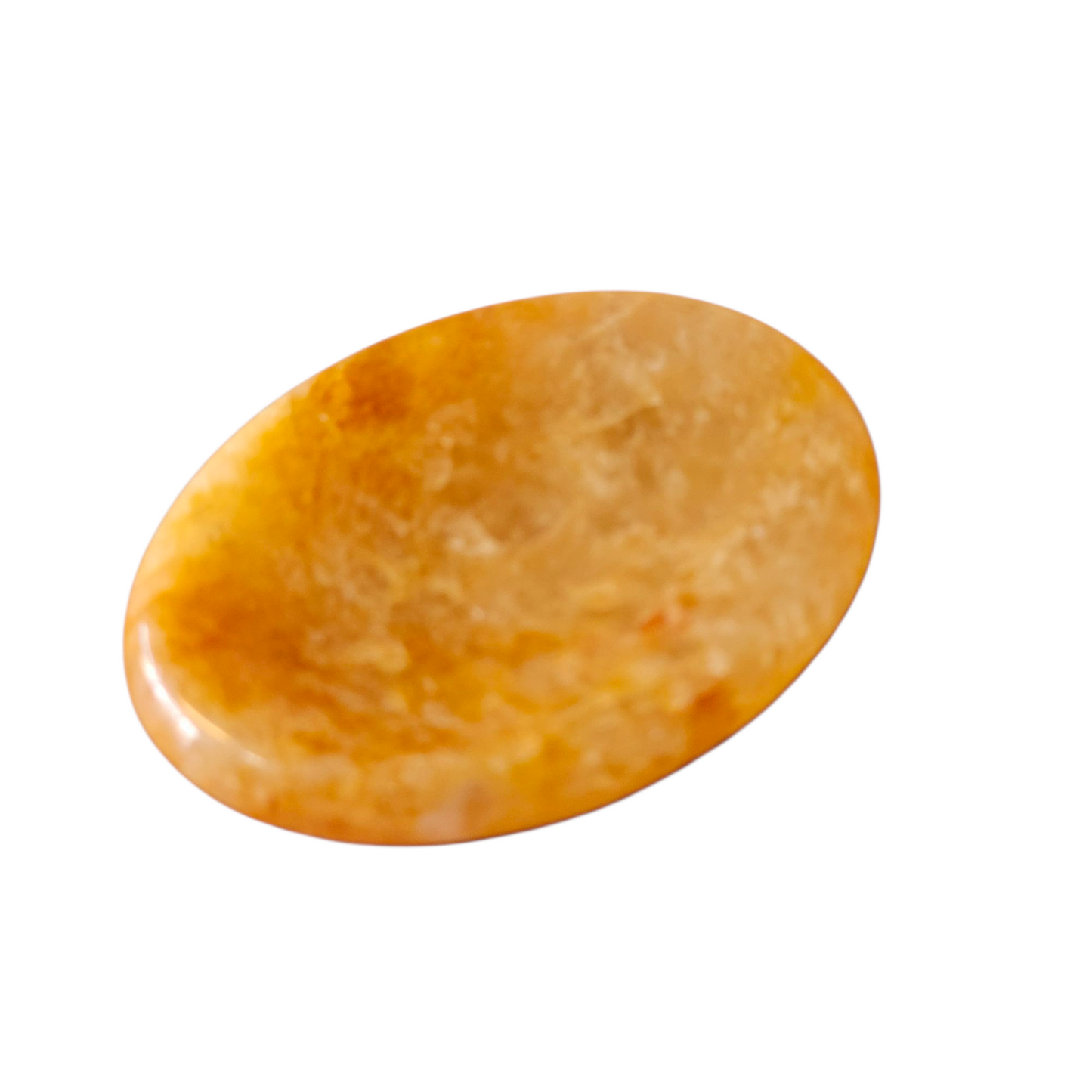 Golden Quartz Worry Stone