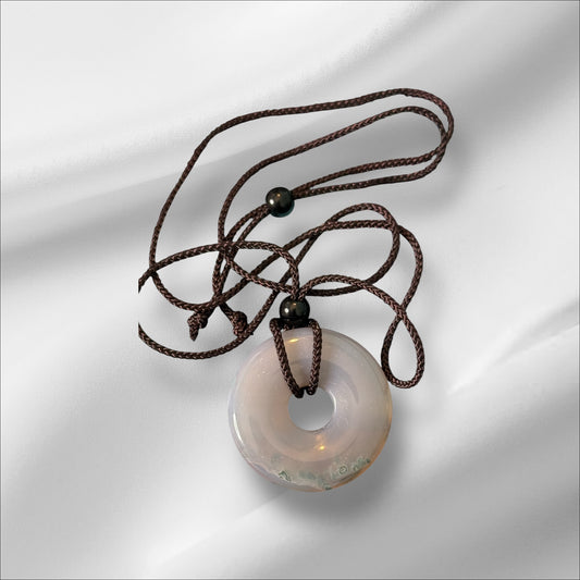 Agate Donut Necklace