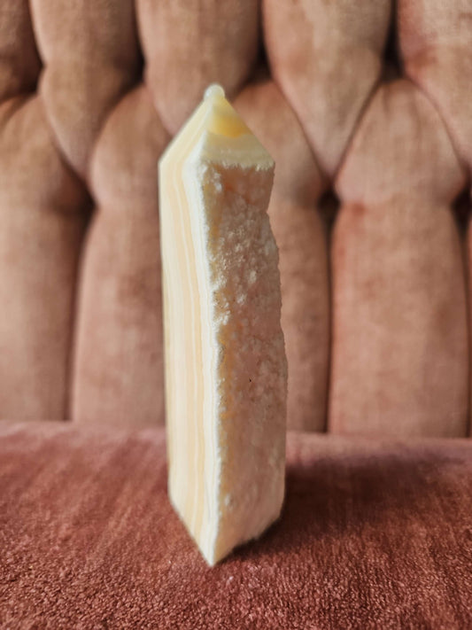Yellow Calcite Tower Part Raw #490 image 0