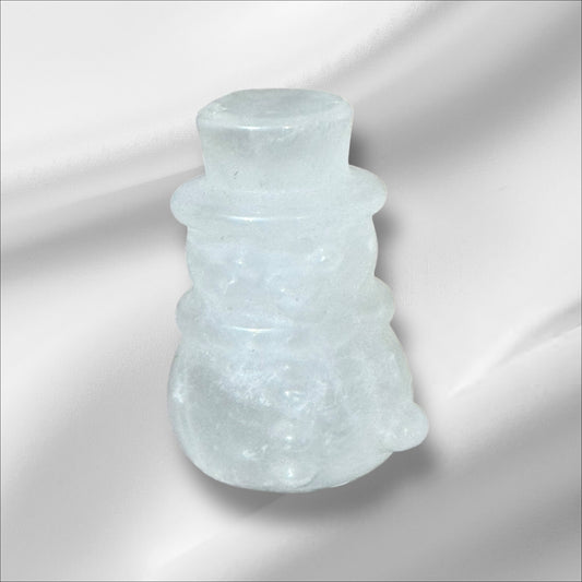 C12-64 Clear Quartz Snowman