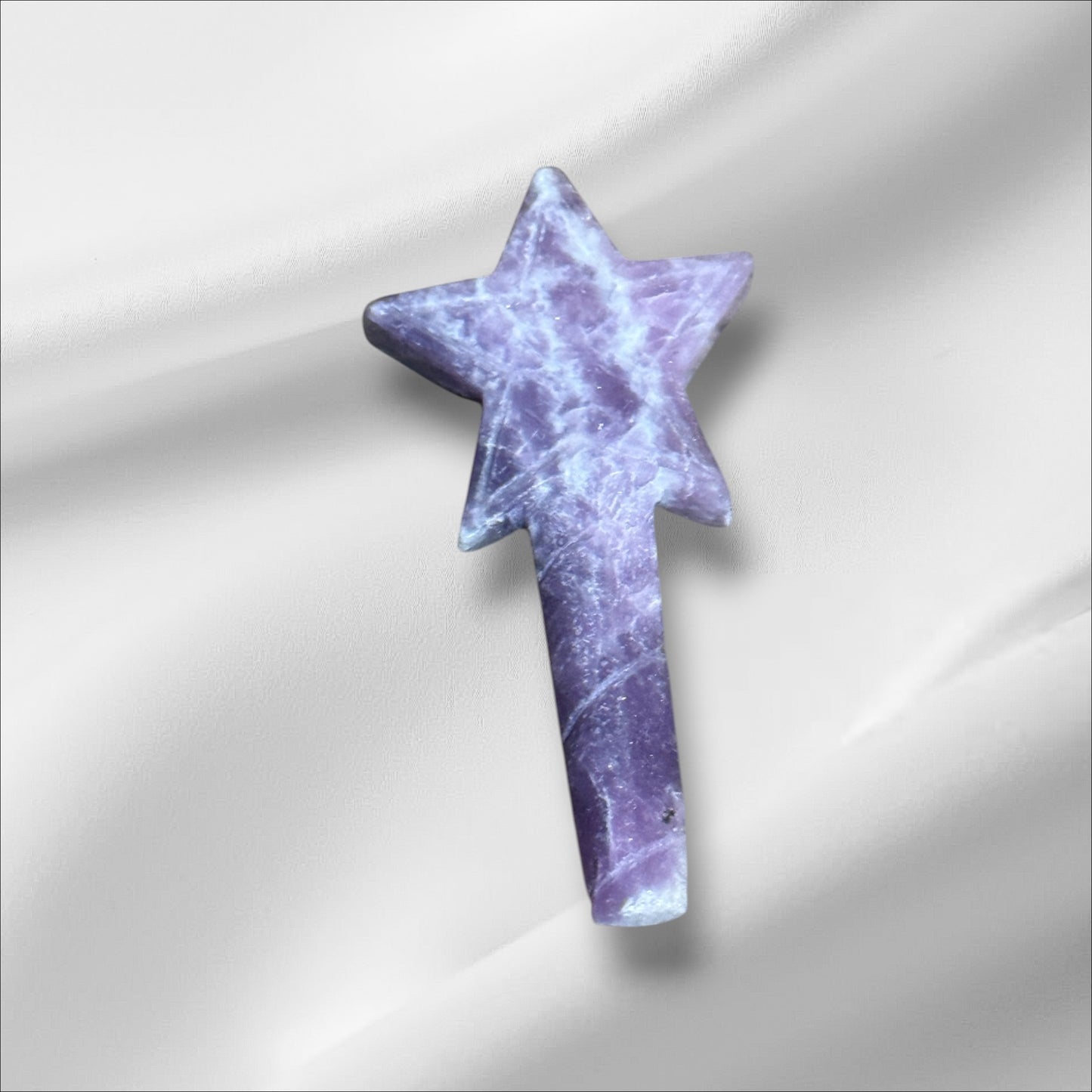 Lepidolite Star Wand #1