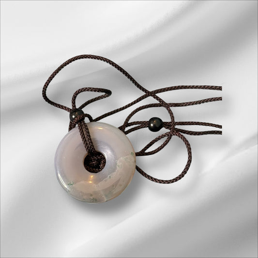 Agate Donut Necklace