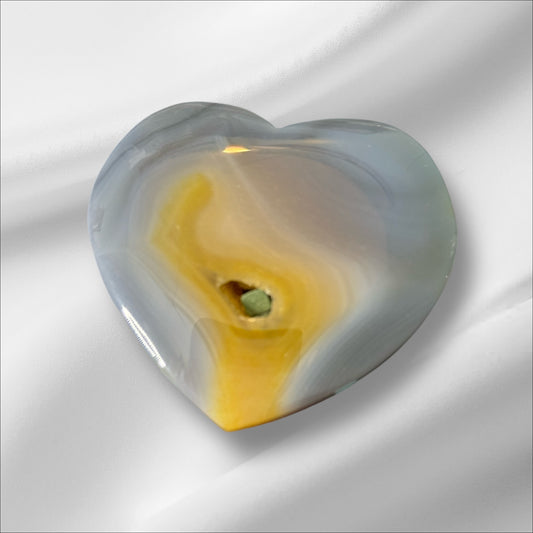 Druzy Agate Heart 2
