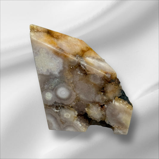 Pink Amethyst with Flower Agate