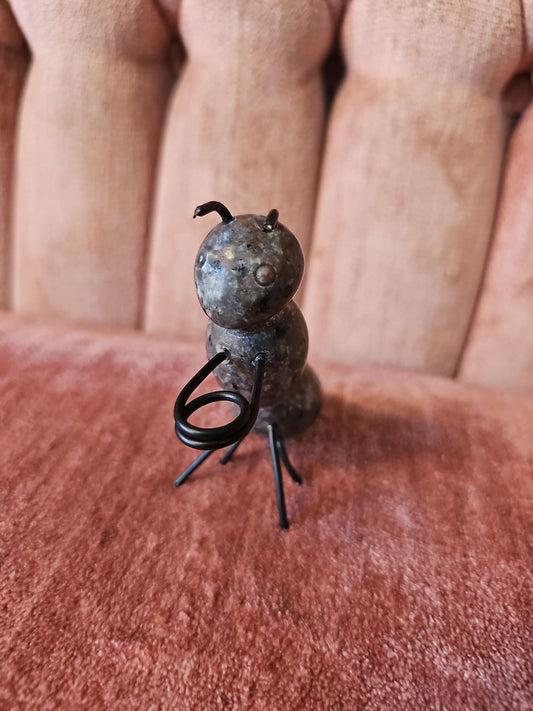 Yooperlite Ant w/ Agate Sphere #319 image 0