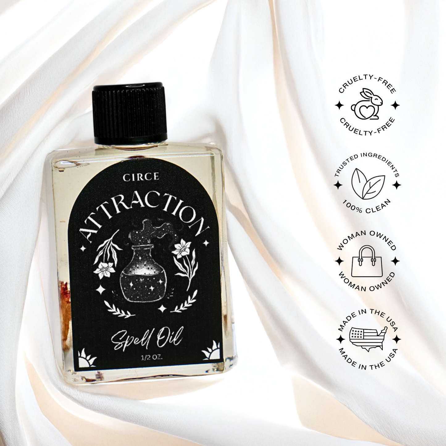 Attraction  Spell Oil - Success Oil - Intention Oil - Spells