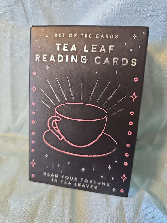 Teal Leaf Reading Cards image 0