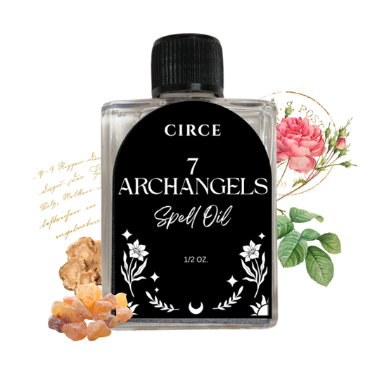 7 Archangels Spell Oil - Anointing Oil for Divine Protection