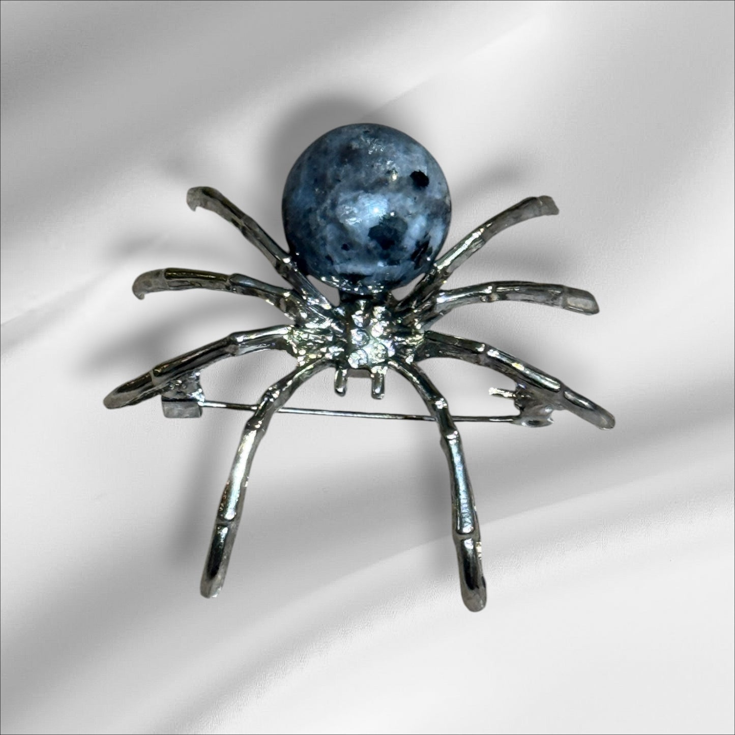 Lavakite Spider Pin