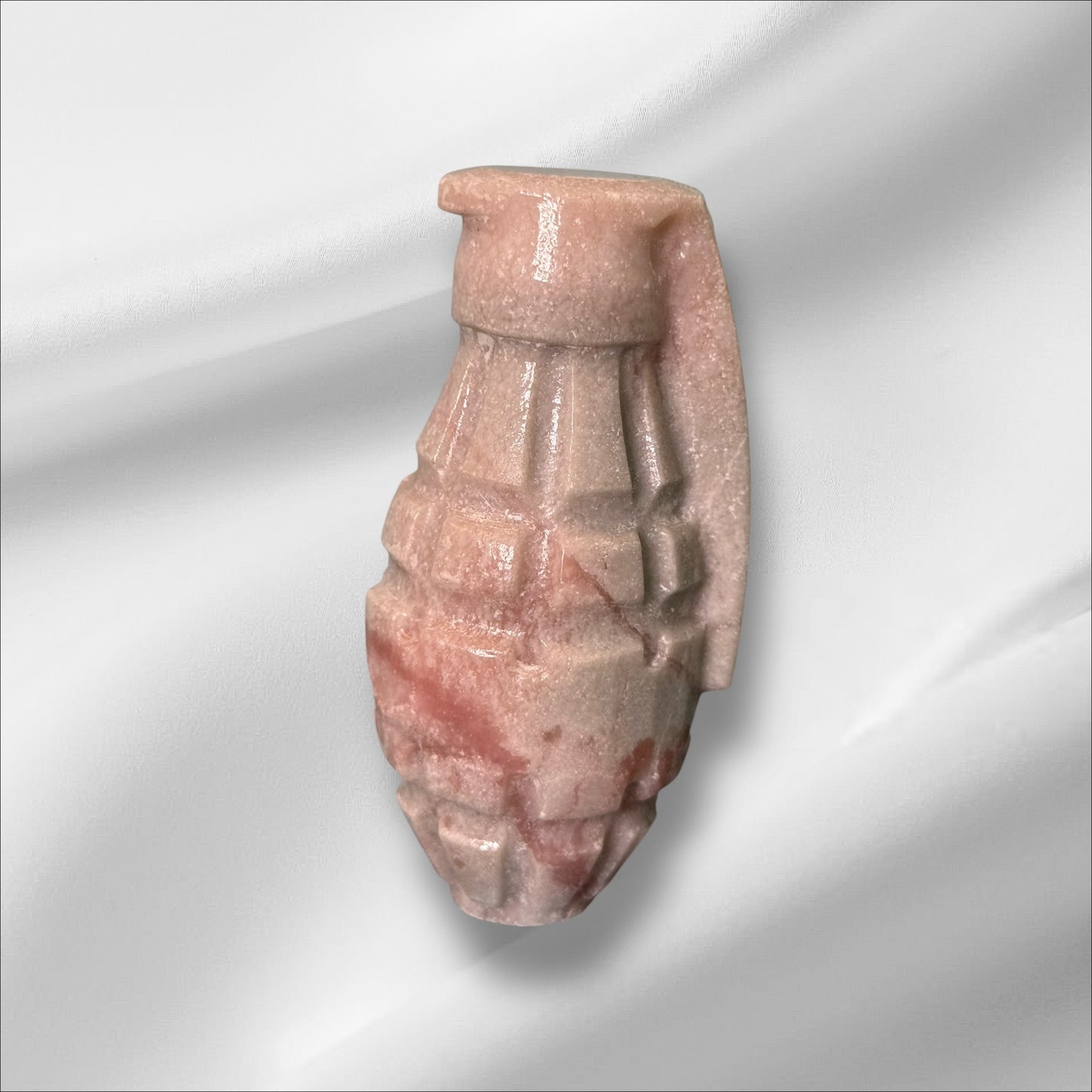 Pink Opal Skull Grenade